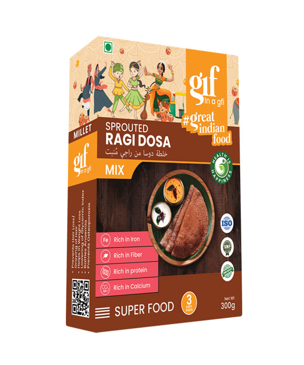 Gif Sprouted Ragi Dosa Mix