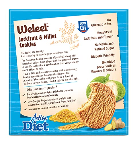 Weleet® Jackfruit Millet Digestive Cookies